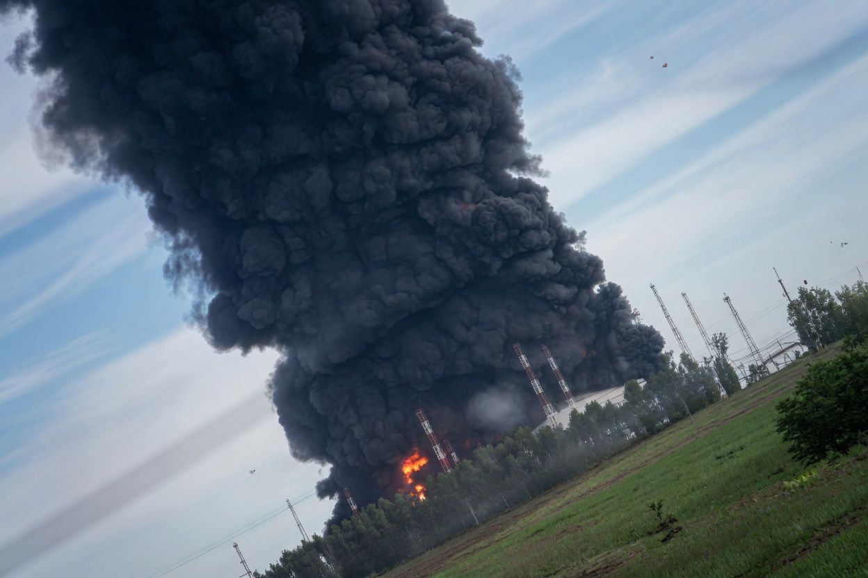 Удар на 1000+ км вглубь России: поражен ключевой нефтеперекачивающий узел "Лазарево"