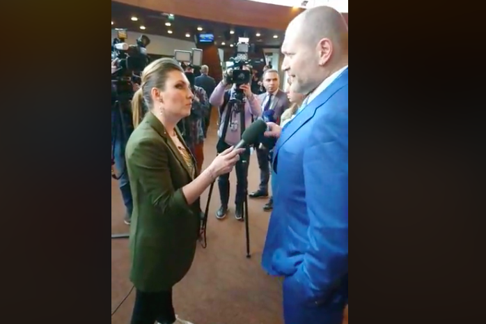 Скабеева снова набросилась на Березу - кадры помешательства "сливного бачка"