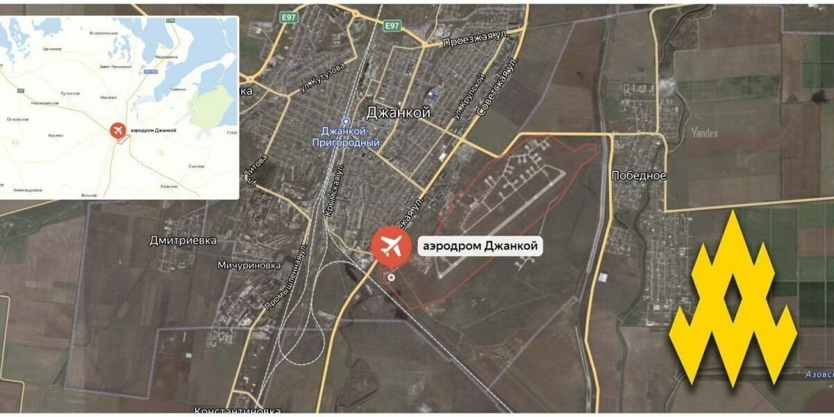 Оккупанты больше месяца не могут вывезти обломки С-400 с аэродрома в Джанкое