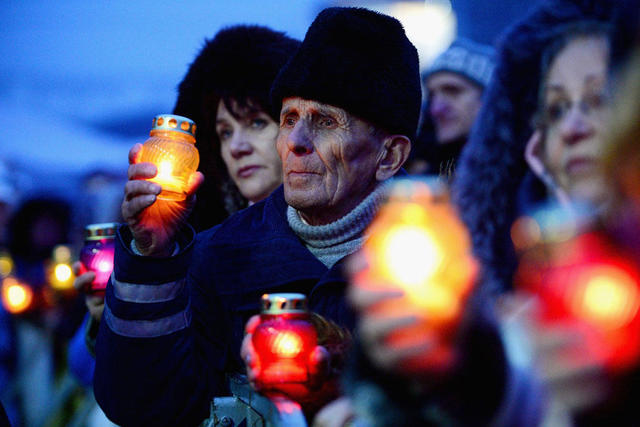 Почитание памяти героев Небесной сотни в Киеве 20.02.2015. Онлайн-трансляция 