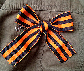 В Москве запретили рекламировать георгиевские ленточки