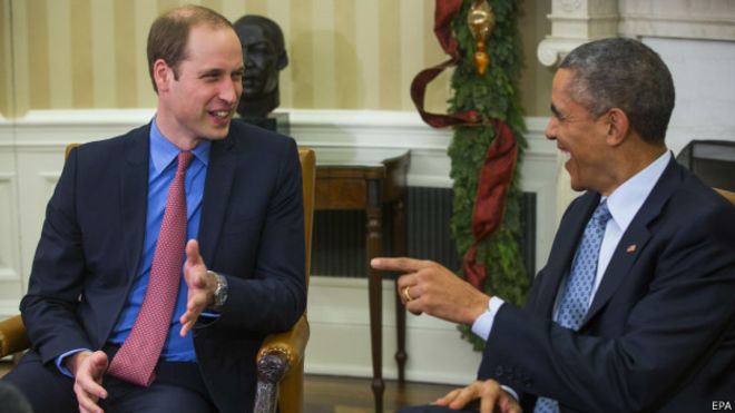 Принц Уильям встретился с Бараком Обамой в Белом Доме
