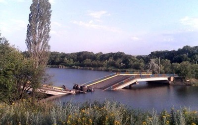 В Донецкой и Луганской областях взорваны три моста