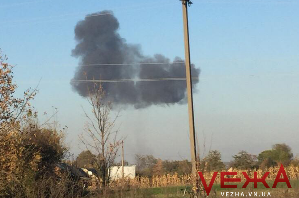 ​Смертельное крушение Су-27 ВВС Украины: появились первые фото с места ЧП на Винничине