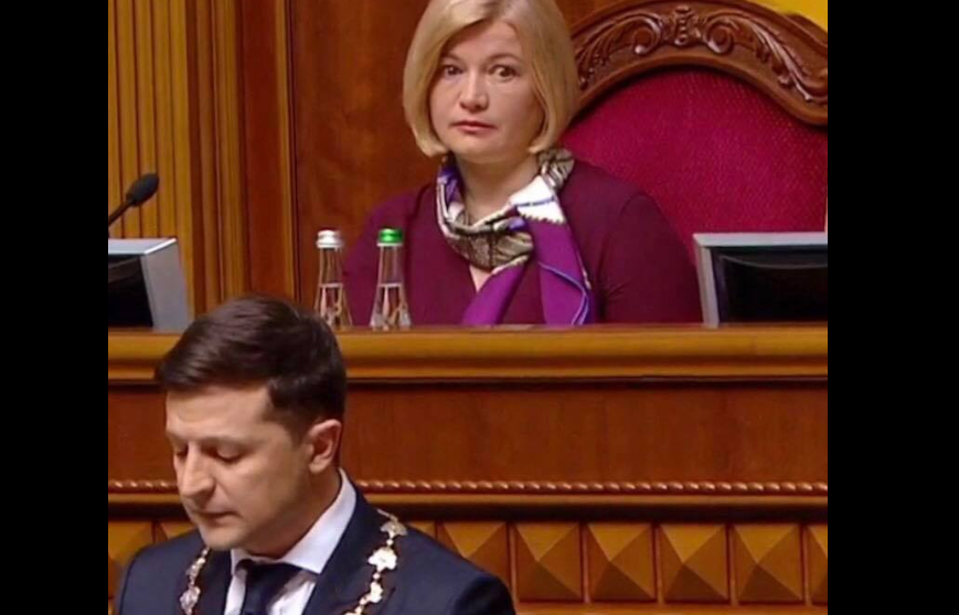 Фото Геращенко за спиной Зеленского на инаугурации взорвало Сеть: нардеп рассказала, что ее "ошарашило"