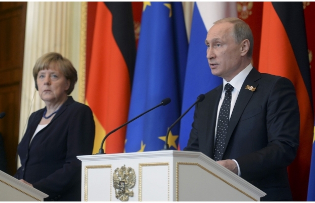 Полное видео пресс-конференции Путина и Меркель в Москве