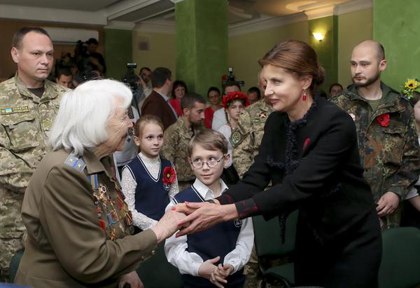 ​Марина Порошенко посетила Днепропетровск накануне 9 мая‏