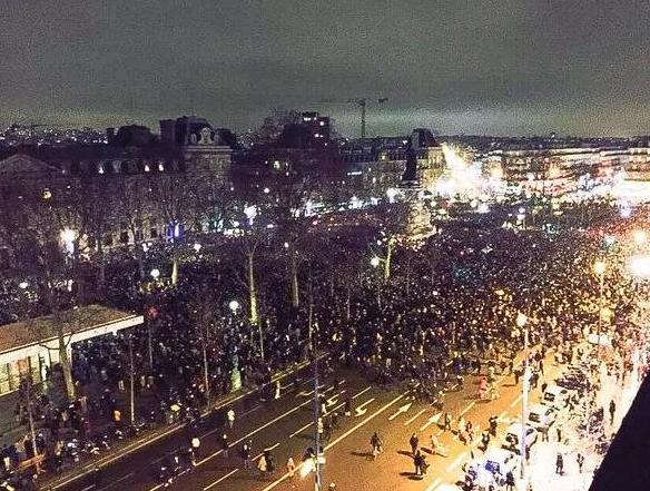Европа вышла на Марш молчания в память о погибших в редакции Charlie Hebdo
