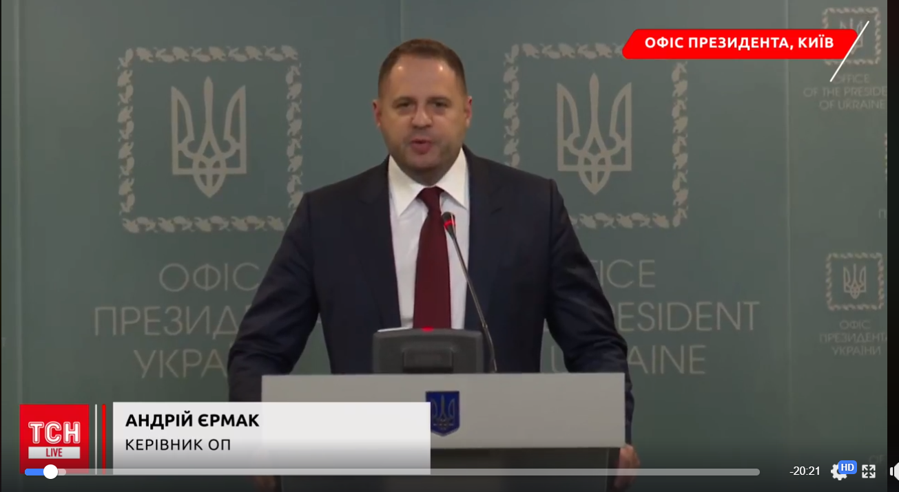 Ермак дал первый брифинг для СМИ с важным заявлением о Донбассе: видео прямого эфира