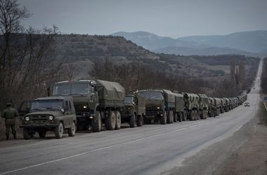 Очевидцы: Колонна украинской военной техники движется в сторону Донецка