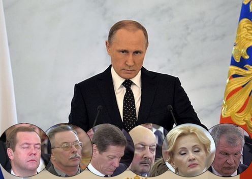 Фотофакт: соцсети высмеяли выступление Путина перед Федеральным собранием