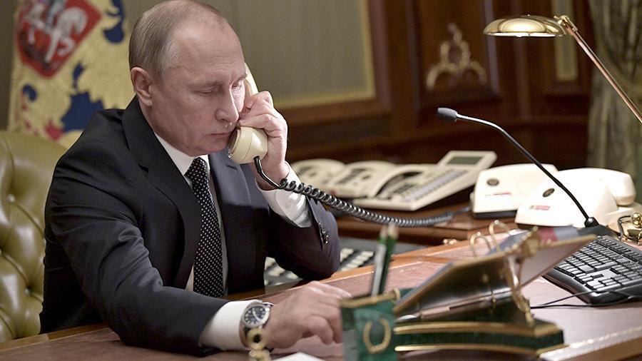 В Кремле рассказали, что Зеленский и Путин обсуждали сегодня по телефону