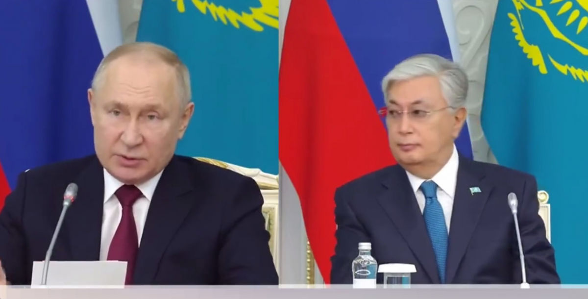 Путин второй раз за день оконфузился в Казахстане: реакция Токаева попала на видео