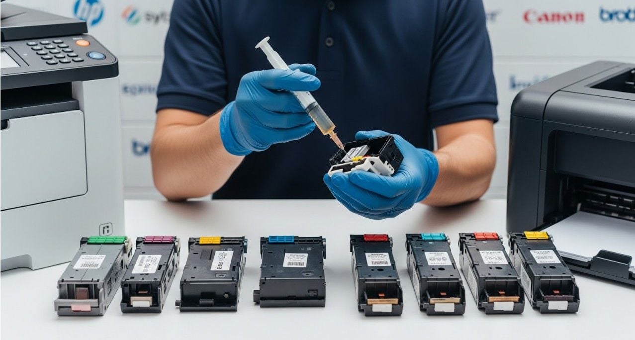 Профессиональная заправка картриджей в Киеве – экономия и качество печати