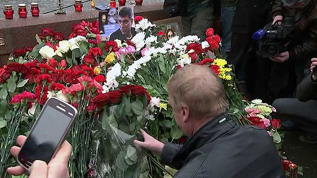 Москва готовится к маршу памяти Немцову