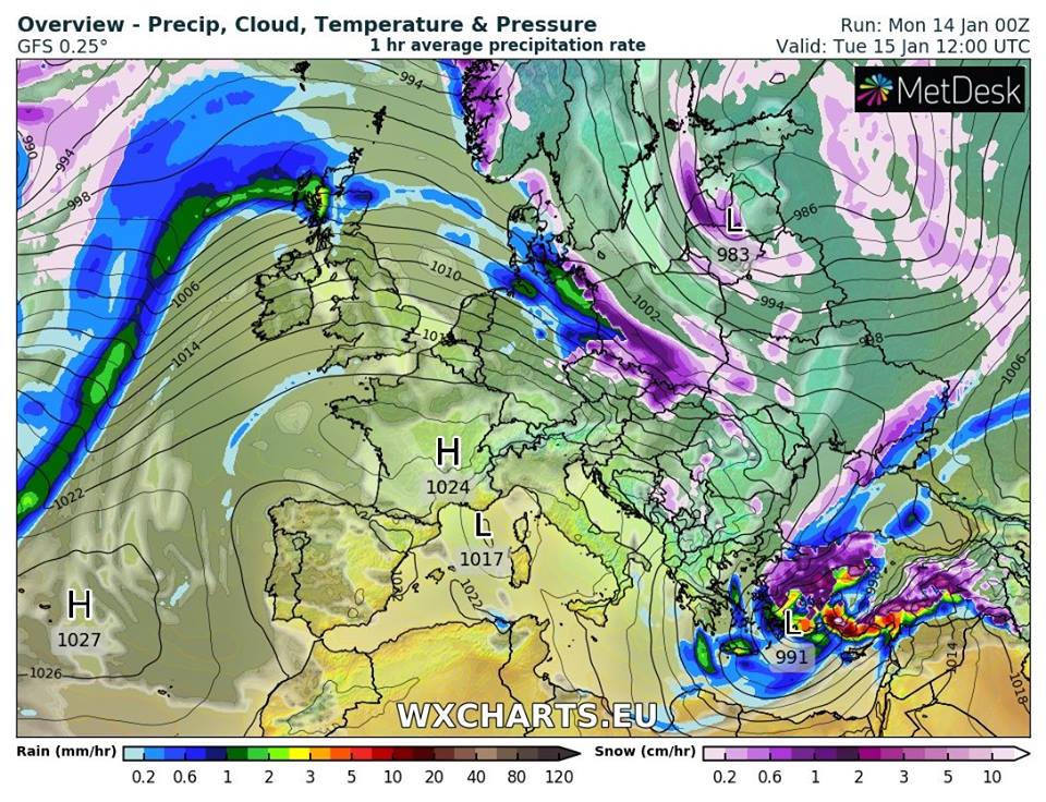 Резкое похолодание уже близко: северный циклон Florenz принес в регионы Украины снег с дождем - прогноз погоды