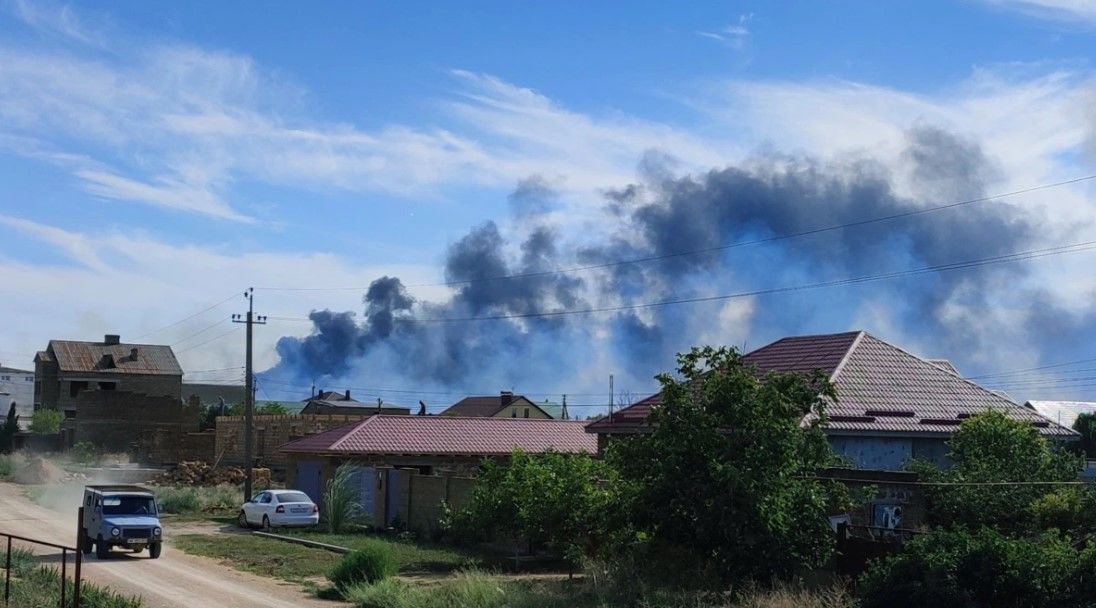 Появились подробности пожара в воинской части в Крыму, где находились мобилизованные 
