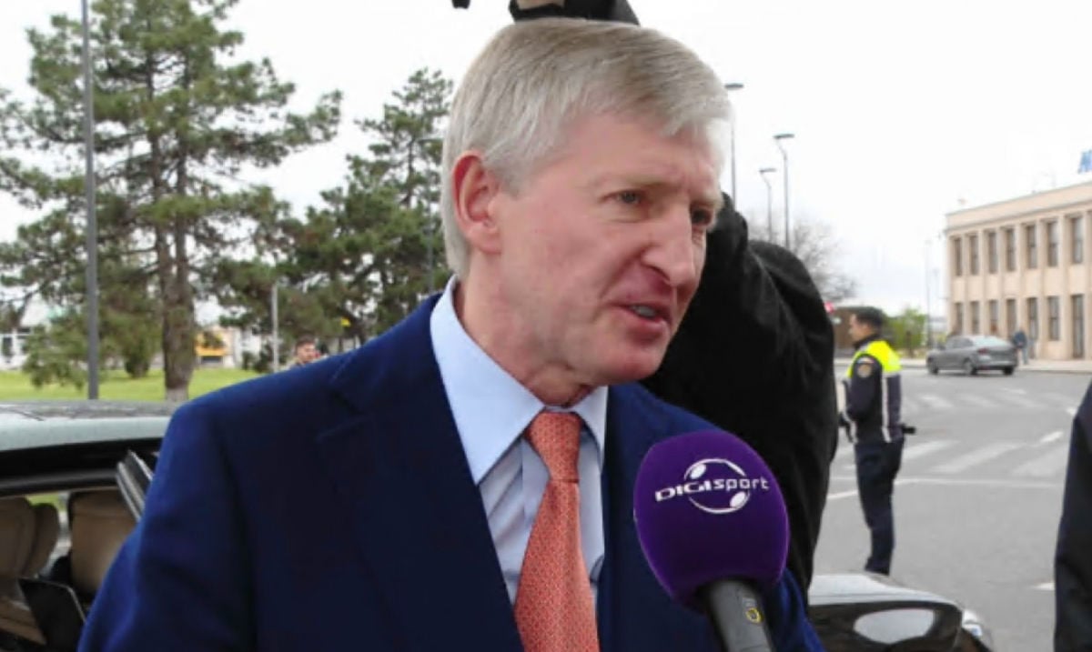 Ахметов впервые за долгое время появился на публике, приехав попрощаться с Луческу