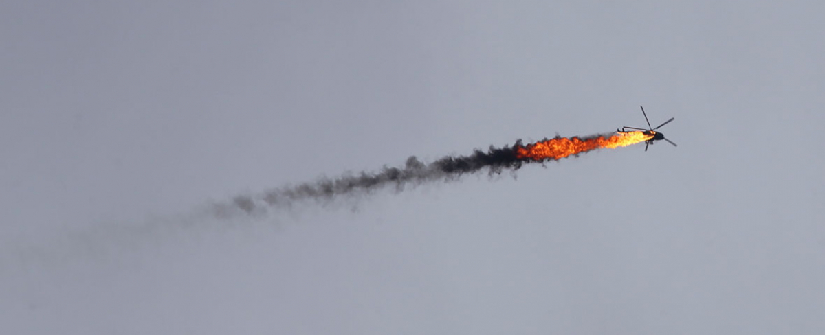 В Ливии потерпел крушение вертолет с боевиками ЧВК "Вагнер" на борту