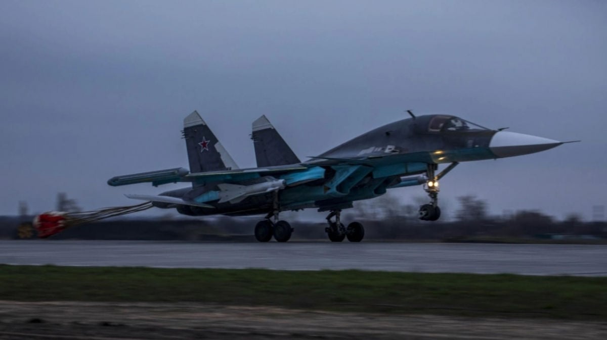 Над Черным морем сбит боевой самолет РФ, с которого оккупанты бьют КАБами по Украине