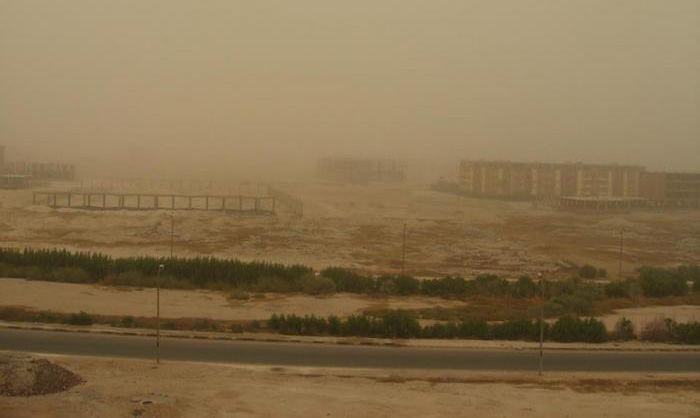 Египетские аэропорты парализовала песчаная буря