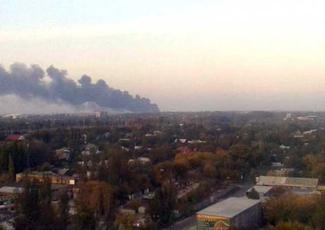 Горсовет Донецка: Артобстрелу подвергся район железнодорожного вокзала