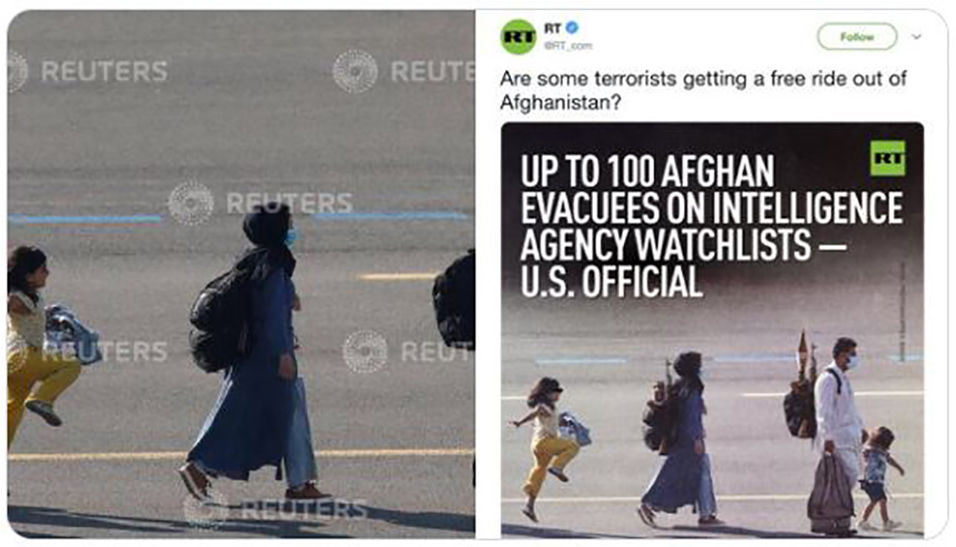 Пропаганда РФ провально "отфотошопила" фото с беженцами из Афганистана – доказательства удаляют