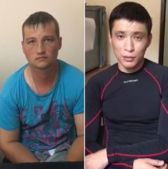 Украинские пограничники задержали двух российских ФСБшников на границе с Крымом: "ихтамнеты" говорят, что потерялись после военных учений – фото с задержанными