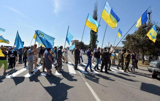Блокада границы между Украиной и аннексированным Крымом: Хроника событий 26.09.2015