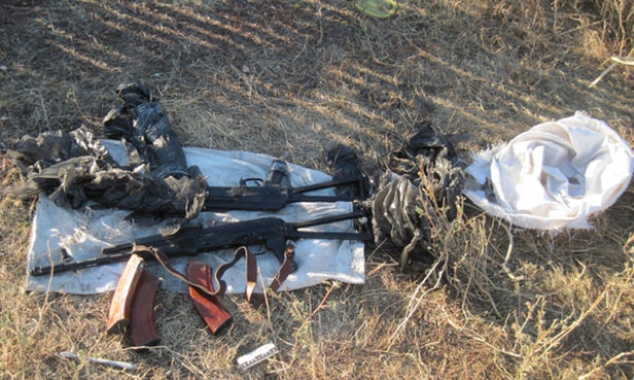 СБУ: в Донецкой области обнаружен тайник с оружием террористов
