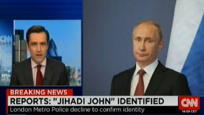 CNN показало фотографию Путина как одного из боевиков "Исламского государства"