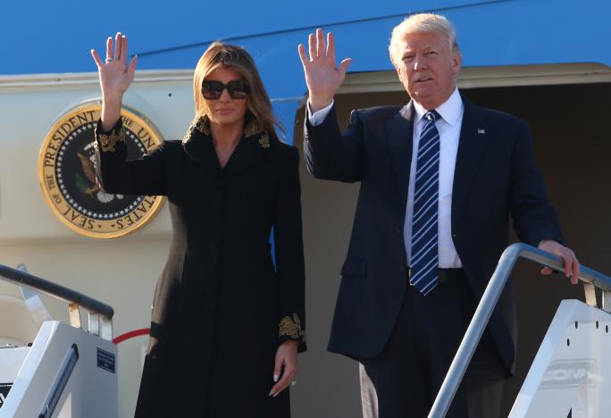 Самолет Дональда Трампа приземлился в Риме: глава Белого дома и его супруга Мелания прибыли в Италию на встречу с Папой Римским, европейскими лидерами ЕС и НАТО