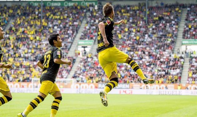 Дебютный гол украинца Ярмоленко в форме "Боруссии" настоящим шедевром – кадры