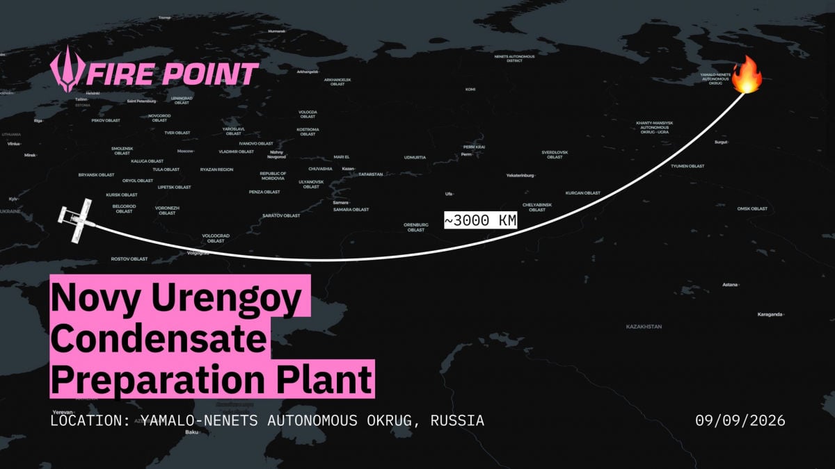 Для удара по заводу в Новом Уренгое дроны FP-1 ВСУ пролетели более 3200 км – Fire Point