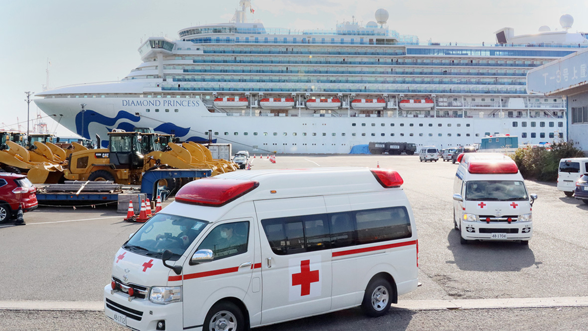 Украинцы отказались возвращаться в Украину с лайнера Diamond Princess, охваченного коронавирусом