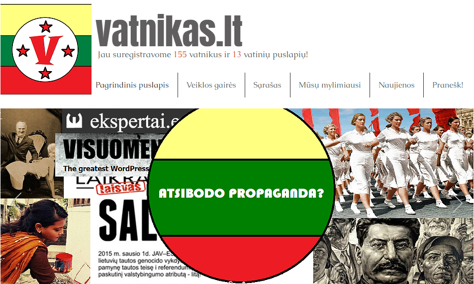Активисты в Литве запустили свой аналог украинского сайта "Миротворец": в списке Vatnikas уже более 100 "опасных элементов"