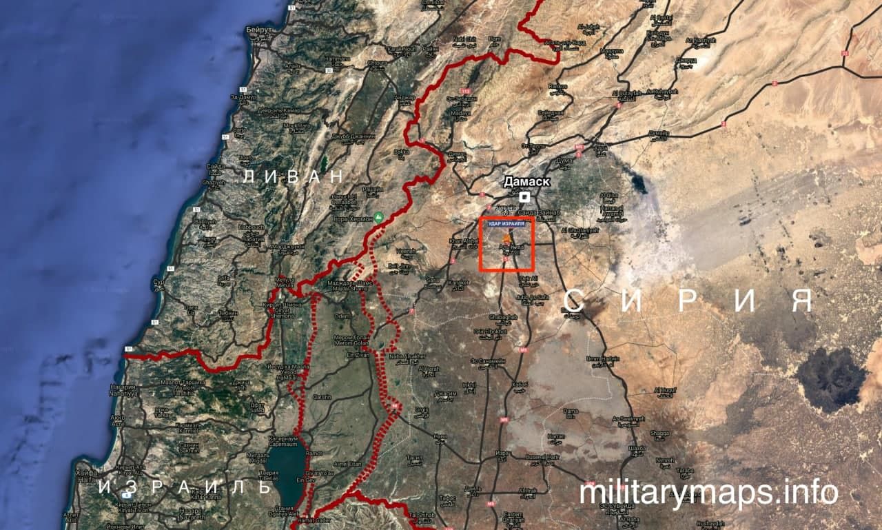 Израиль трижды ударил по складам с оружием армии Асада в Сирии