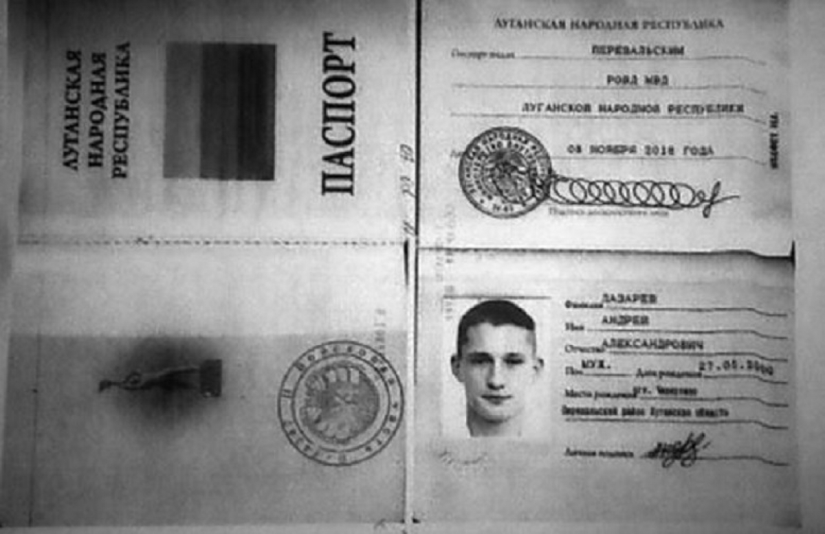 Цаплиенко показал "паспорт" погибшего за "родину" 19-летнего боевика "ЛНР": "Его судьба могла сложиться иначе"