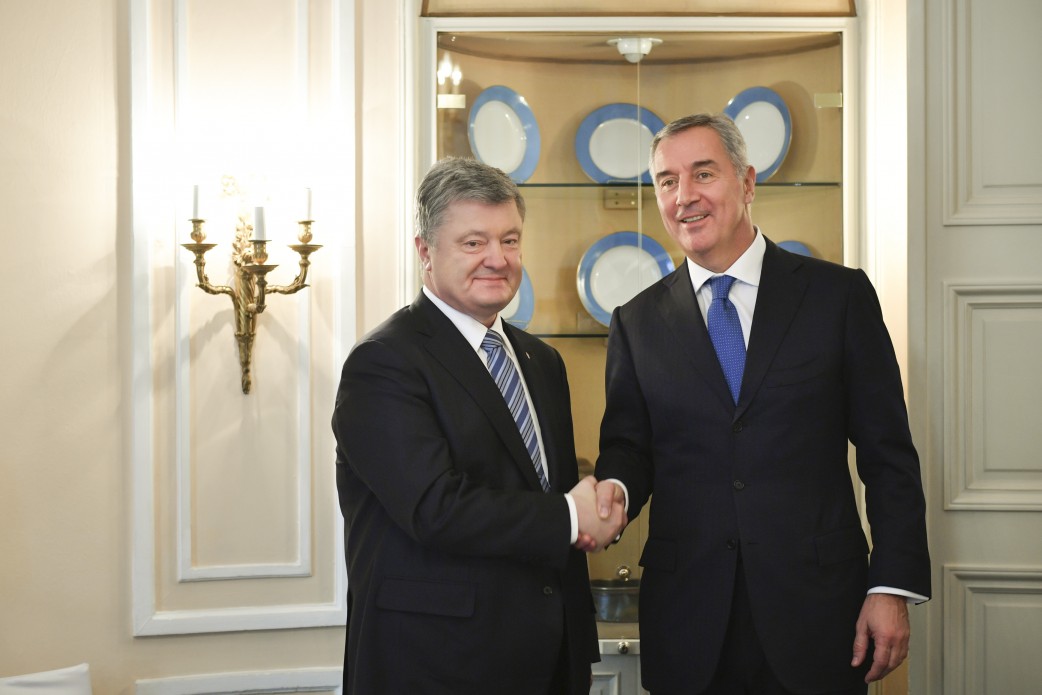 Порошенко на переговорах с Джукановичем: "Евроинтеграционный опыт Черногории бесценен, Украине есть чему поучиться"