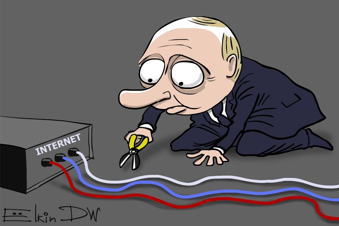 ​Путин готовит полное отключение России от Интернета: в Market Rebellion названа дата