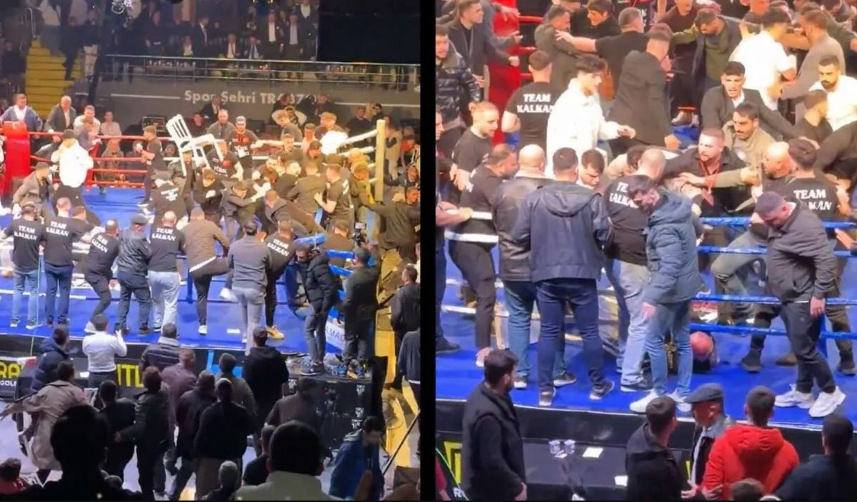 Нокаутировавшего турка российского боксера Горохова избили зрители: толпа прорвалась в ринг 