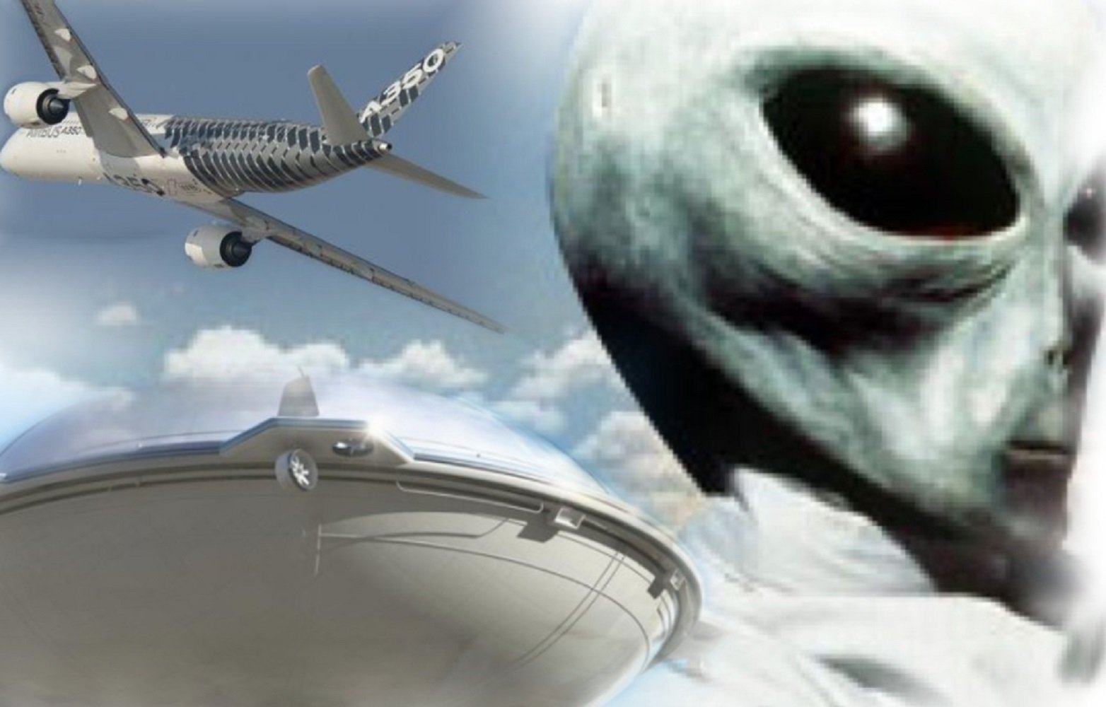 Мексиканские пилоты увидели, как пришельцы едва не вывели из строя двигатель американского самолета 