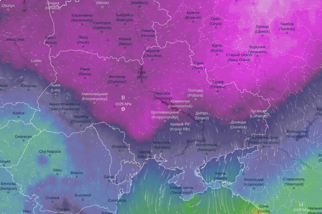 ​-28 градусов на Сумщине и не только: синоптики предупреждают об аномальном холоде в Украине