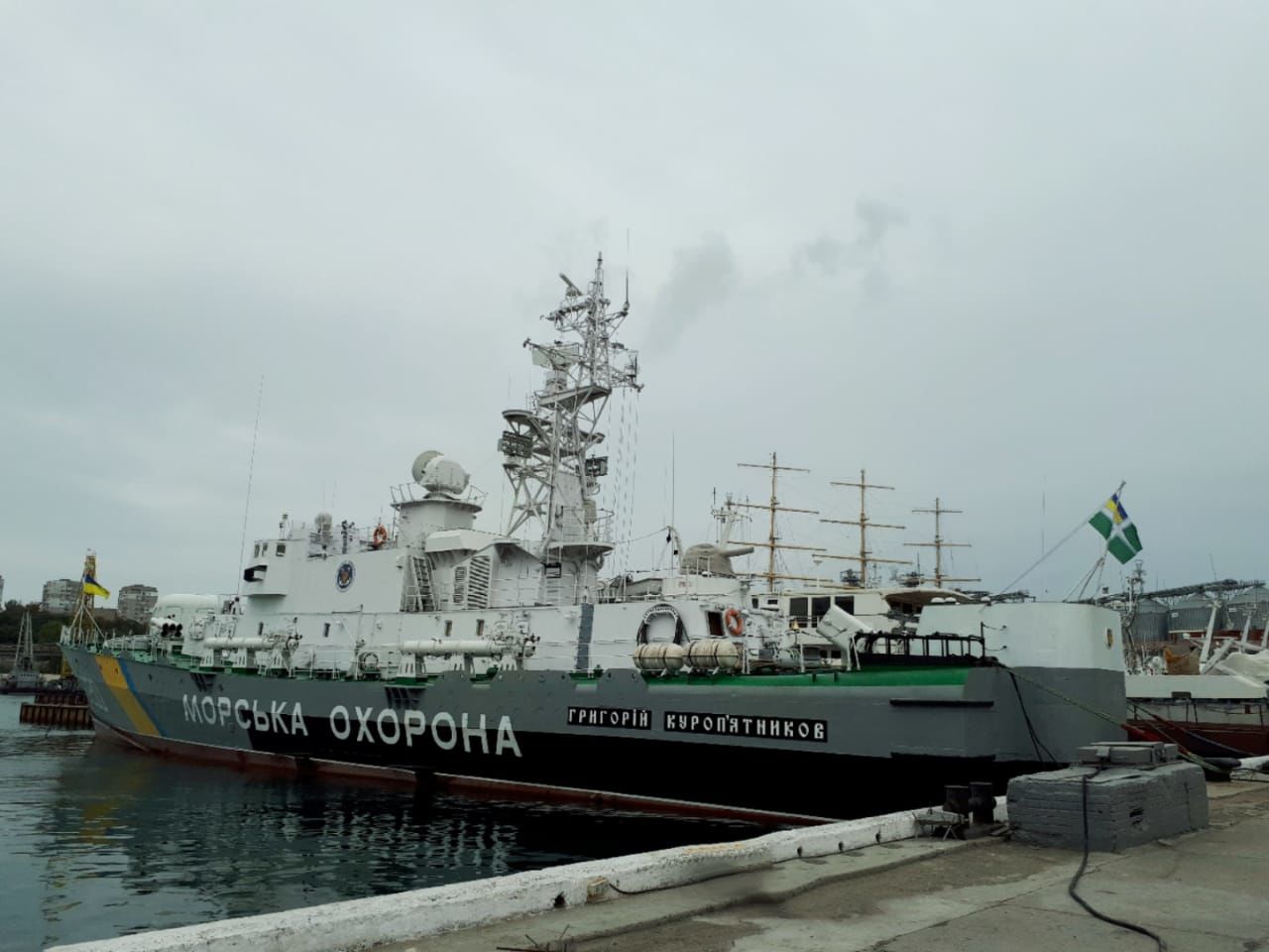 Впервые украинский флагман морской охраны плывет к берегам Турции