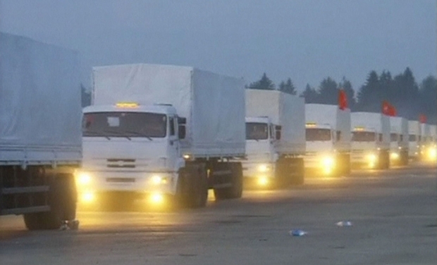 СБУ: "гумантирный конвой" перевозил разведчика из РФ, он задержан