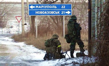 В Широкино обстреляны позиции батальона "Азов"