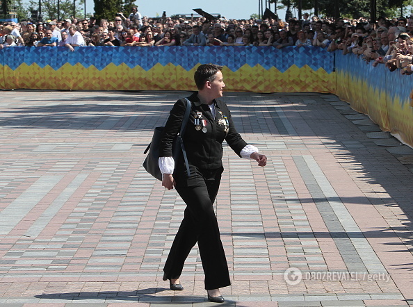 "Держать марку", - Савченко появилась на инаугурации с орденами на груди   