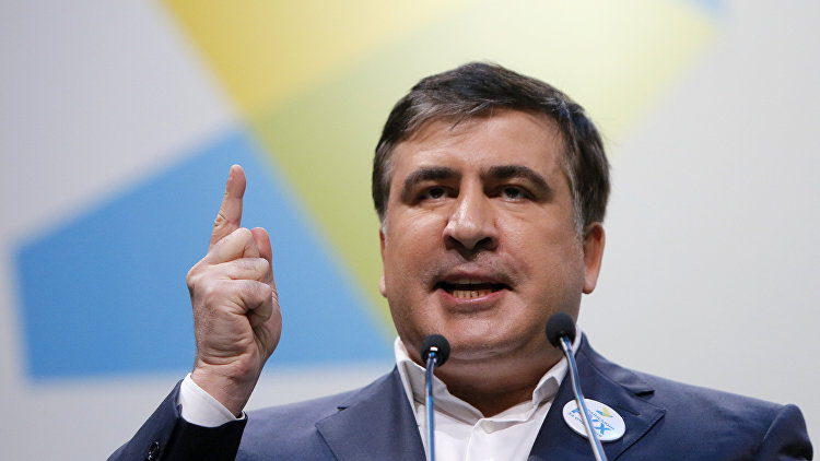 Саакашвили пошел работать телеведущим 