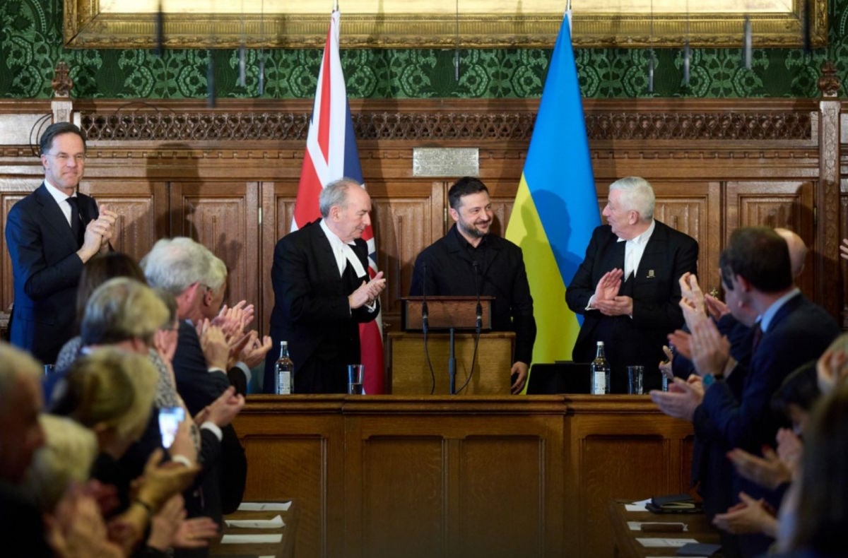 Появилось видео реакции британских парламентариев на визит Зеленского 