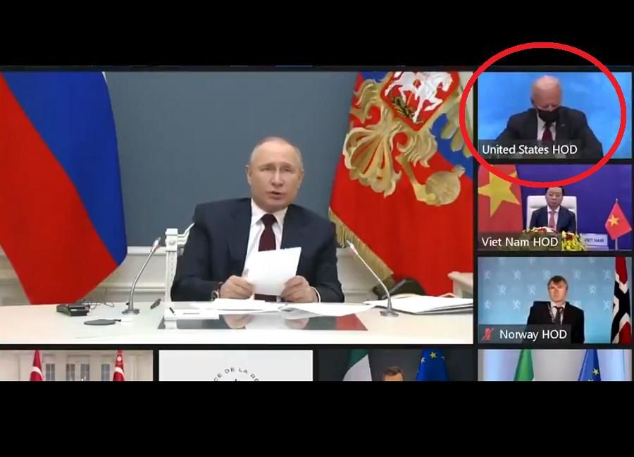 Поступок Байдена во время выступления Путина на саммите по климату возмутил РФ: "Он специально это сделал"